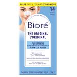 Bioré Deep Cleansing Pore Strips Value Pack for Instant Pore Unclogging and Blackhead Removal (14 Count)