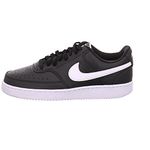 NIKE Men's Court Vision Low Better Basketball Shoe, Nero Bianco, 6.5 UK