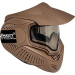 Valken Paintball MI-7 Goggle/Mask with Dual Pane Thermal Lens - Tan