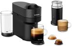 Nespresso Vertuo Pop+ Coffee and Espresso Machine with Aeroccino by De'Longhi, Liquorice Black