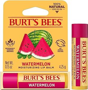 Burt's Bees 100% Natural Origin Moisturising Lip Balm, Watermelon with Beeswax, 1 Tube, 4.25g