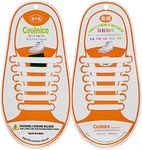 No Tie Shoelaces Silicone - White 12 Pieces for Kids