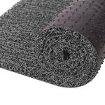 ishro home Cushion Noodle Mat for Home Entrance, Heavy Indoor Outdoor Anti Slip PVC Floor Mat for Bedroom, Kitchen, Absorbent Solid Mats for Bathroom, Doors, Office, Door Mat, Bath Mat |Feet 4x8
