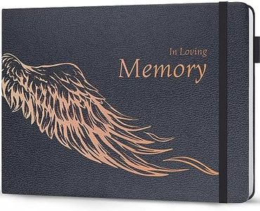 Legend Funeral Guest Book – Sign in Book for Memorial & Funeral Services – Celebration of Life Guest Book – 600 Guest Entries, Pocket for Notes & Cards, Vegan Leather Hardcover, 10x7” (Mystic Grey)