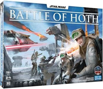 Asmodee Star Wars: Battle of Hoth Board Game - Command The Imperial Army or Rebel Forces in a Fast-Paced Miniatures Strategy Game, Ages 8+, 2-4 Players, 30 Minute Playtime
