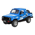 WooZee.. Explorer Sport Blue Jeep Kids Toy with Pull-Back Action and Realistic Design