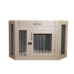 Dog Crate Furniture with Drawer for
