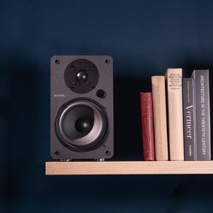 Roxel Onyx Bookshelf Speakers – Black Stereo Audio Pair
