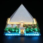 Lightailing Light for 21058 Great Pyramid of Giza - Led Lighting Kit Compatible with Building Blocks Model - NOT Included The Model Set