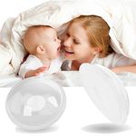 Breast Shells Nursing Cups Milk Saver Breasts Protective Shield for Sore Nipples Collect Leaking Breastmilk for Breastfeeding Nursing Moms Soft Flexible Silicone Reusable Washable Skin Friendly