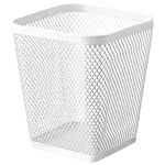 IKEA DRONJONS Metal Mesh Container Storage for All Types of Smaller Items Like Pens, Hair Bands, Make-Up and Hobby Accessories, White