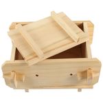 Happyyami Tofu Press Mold Box Homemade Wooden Tofu Maker Tofu Cheese Maker DIY Water Tofu Mold Tofu Making Kit for Kitchen Home