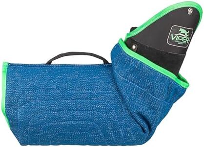 Viper Synthetic Linen Puppy Bite Sleeve for Training Schutzhund Police K9 Tracking Level 3 with Shoulder Guard