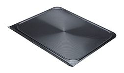 Circulon Ultimum Non Stick Baking Sheet - Large Baking Tray, Freezer and Dishwasher Safe Carbon Steel Bakeware, Black, 40.5 x 30.5cm