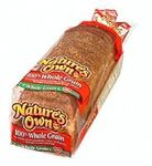 NATURES OWN WHOLE GRAIN BREAD 100% PER LOAF 20 OZ