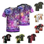 Customized Bowling Theme T Shirt Print Tee Shirt with Bowling Ball Graphic On it for Bowling Team, Funny Neon Bowling, Small