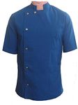 BSF Uniforms Men's Royal Blue Polycotton 3XL Size Dentist Apron Top Ideal for Doctors, Nurses, Dentists, Receptionists, Hospital Staff Etc