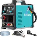 bestarc Plasma Cutter, Pilot Arc [Air Sensor Technology] 110/220V BTC500DP 10th Generation, 50Amps Screen Display Digital Plasma Cutting Machine (BTC500DP 10GEN 110/220V)