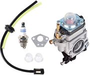 Autoparts Carburetor Replacement for Powermate PCV43 Gas 2-Cycle 43cc Tiller Motor Parts Fuel Line