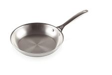 Le Creuset 3-Ply Plus Stainless Steel 26cm Shallow Frying Pan, 96600226000100, Silver