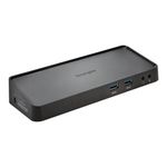 Kensington (SD3600) USB 3.0 Dual Display Universal Laptop Docking Station for Home Office, With HDMI, DVI outputs (includes DVI-VGA + DVI HDMI adapters)