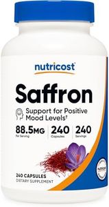 Nutricost Saffron Extract 88.5mg, 240 Capsules - Veggie Caps, Non-GMO, Gluten Free