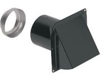 Broan-NuTone 885BL Wall Cap Vent, Black