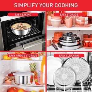 Tefal Ingenio 13-Piece Cookware Set – Non-Stick, Stackable Pans