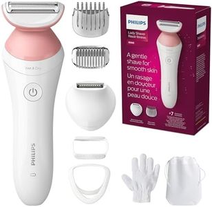 Philips Beauty Lady Electric Shaver Series 6000, Cordless with 7 Accessories, BRL146/00, White