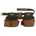 Bucket Boss - Builder’s Tool Belt, Tool Belts - Original Series (50200), Brown, 52inch