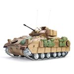 GOUX RC Tank for Adult That Shoot, 1/16 M2A2 American 2.4G RC Infrared Combat Tank Military Vehicle Model With Sound and Light Effects (Professional Version)