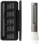 HOTO 25 in 1 Precision Electric Screwdriver Set + Rechargeable LED Flashlight
