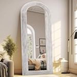 ZHUNFA Arched Full Length Mirror wi