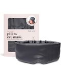 Kitsch Satin Sleep Mask - Eye Mask for Sleeping | Softer than Silk Eye Sleeping Mask | Satin Blindfold & Sleep Masks for Women | Eyemask & Eye Cover for Sleeping | Sleep Eye Masks for Women (Charcoal)