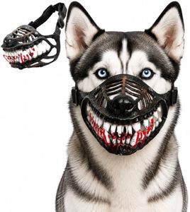 HXYDGQ Scary Dog Costume Muzzle (Style B, 35CM(13.8in) Mouth Girth)