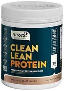 Nuzest - Pea Protein Powder - Clean Lean Protein - Rich Chocolate - Vegan Protein Shake - Plant-Based Low Calorie & Low Carb - Lactose Free - Gluten Free - Dairy Free - 500g (20 Servings)