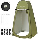 YOLOK Pop Up Privacy Tent Camping Toilet Dressing Changing Room Tent Portable Toilet for Camping Portable Shower Camping Shelter Beach Shade Tent (Green)