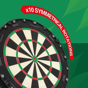 Target Aspar Steel Tip Dartboard – Professional Bristle Board