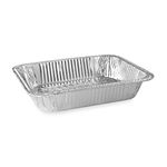 Titan Aluminum Foil Heavy Duty Half Size Steam Deep Table Pans, 12.6" x 10.25" x 2.6" Pack of 100