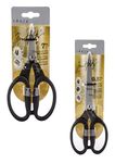 Tim Holtz Micro-Serrated Titanium Shears & Snips Scissor Set, 9.5 Double Beveled Titanium Shears & 7.5 Titanium Snips