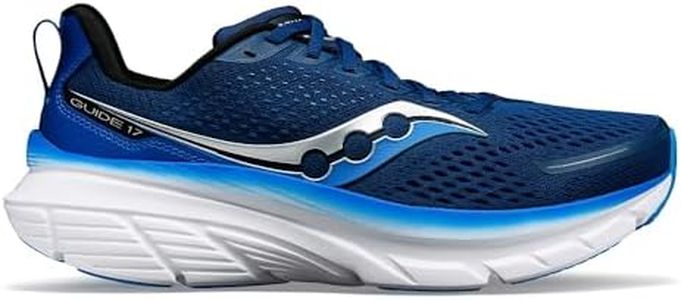 Saucony Mens Guide 17 Navy/Cobalt Running Shoe - 10 UK (S20936-106)