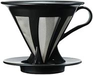 Hario Cafeor Mesh Coffee Dripper, Size 02, Black