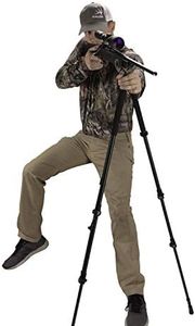 Allen Company Axial Shooting Stick - Adjustable Tripod/Bipod/Monopod 61 inch by Allen® with Quick-Snap & Rubber Grip Cradle, Black