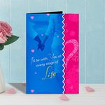 Alwaysgift I'll Be With You At Every Stage Of Life Valentines Day Greeting Card with Envelope Unique and Romantic Gift For Love| Husband Wife Girlfriend Boyfriend Couple