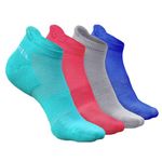 HEELIUM Bamboo Ankle Socks for Kids with Cushioned Base, Anti Bacterial, Odour Free Socks