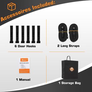 Sailnovo 20 Cu Ft Car Roof Bag – Foldable Soft Cargo Box with Straps & Hooks