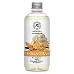Reed Diffuser Refill Vanilla Cream 500ml - Fresh & Long Lasting Fragrance - Reed Diffuser Oil Refill for Aromatherapy - Home Fragrance - Office - Restaurant - Fresh Fragrance