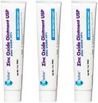 Globe Zinc Oxide Ointment 20%| 2 Ounce Tube (3 Pack) (Total 6 oz) | Advanced Skin Protection | for Diaper Rash, Relief from Poison Ivy, Sumac & Oak, Protects from Wetness, Protects Chafed Skin