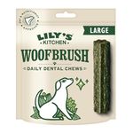 Lily's Kitchen Woofbrush Dental Chew - Natural Dental Sticks for Large Dogs (4 Packs of 7 Chews)