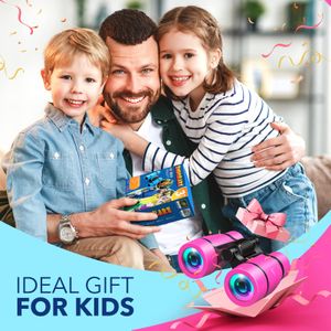 Kids Binoculars for Girls Ages 3-9 – Lightweight Outdoor Toy